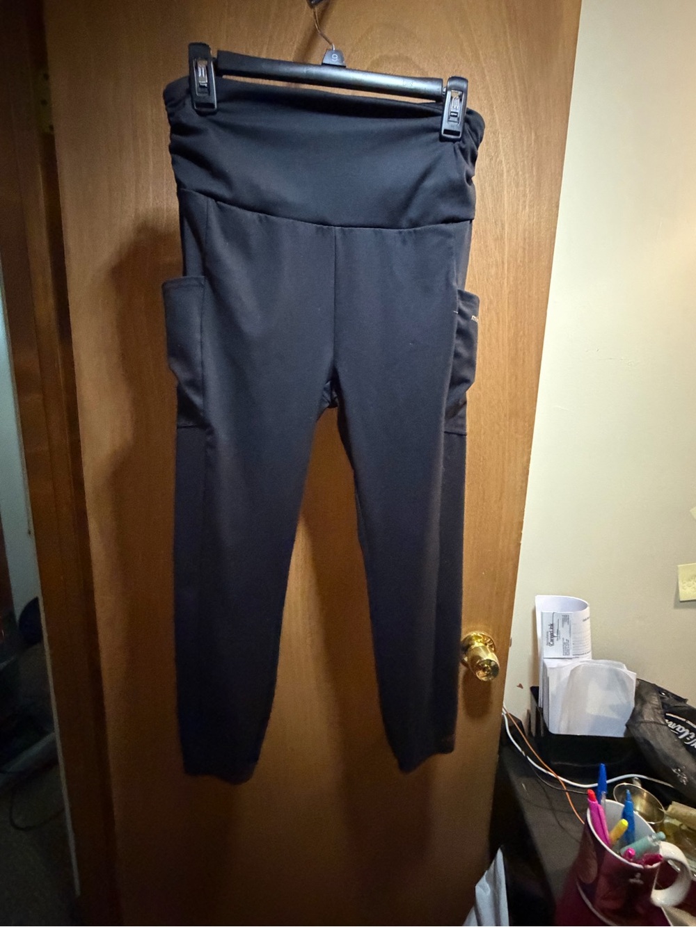 Peace love world Active stretch Pants with Side Pockets size medium